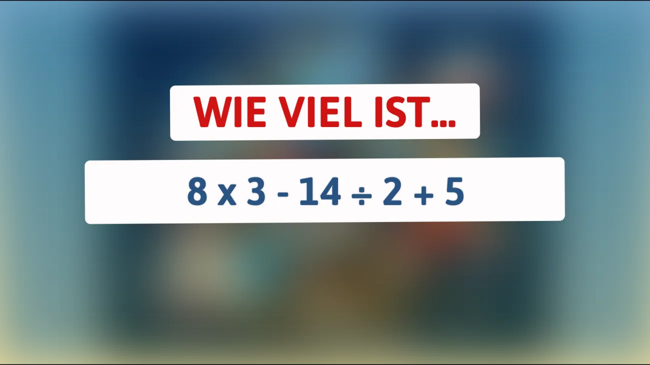Dieser Mathe-Hirnzerbrecher bringt sogar Mathematik-Genies ins Schwitzen: Kannst du das Rätsel lösen?"