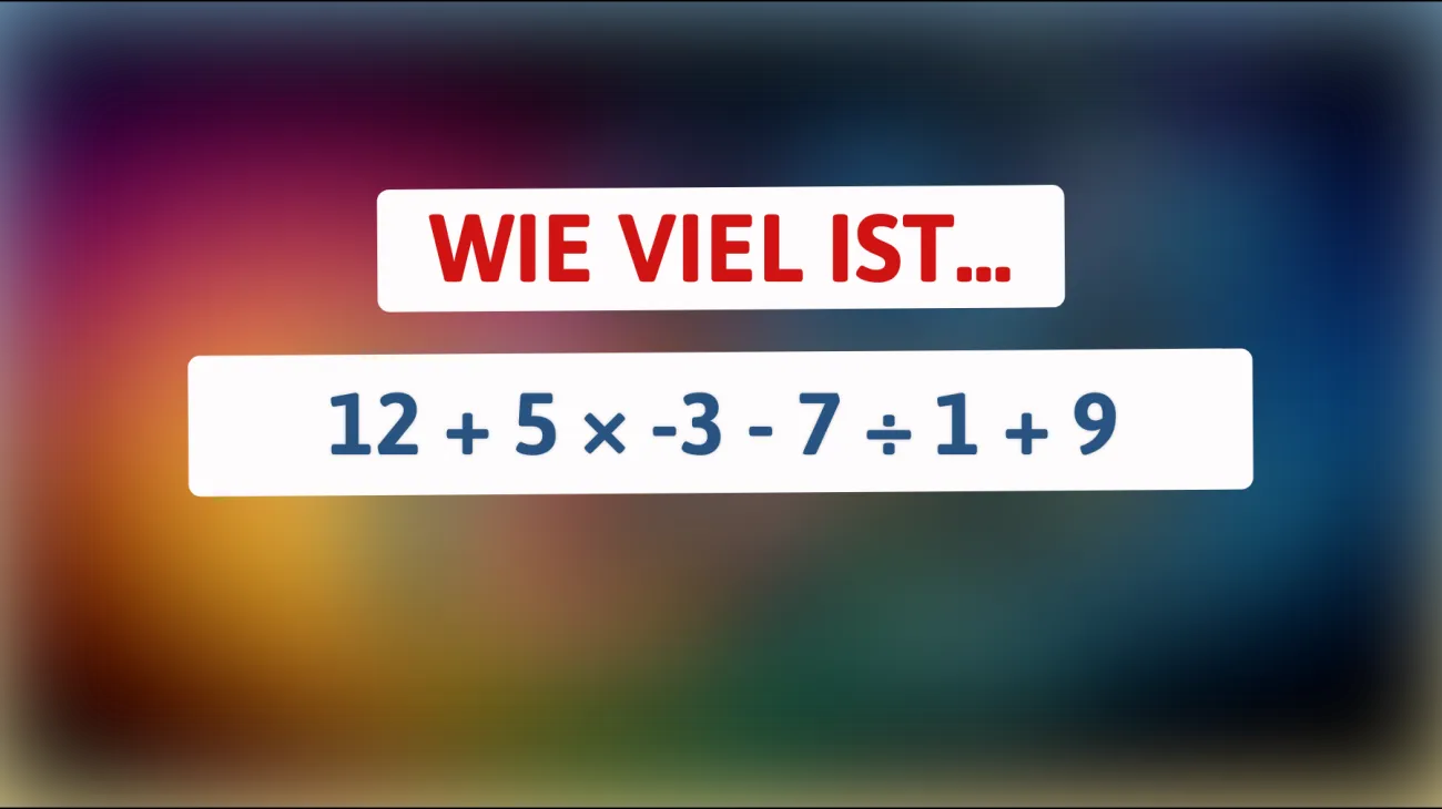 Entgeht dir die Lösung? Nur echte Mathe-Genies können dieses knifflige Rätsel knacken!"