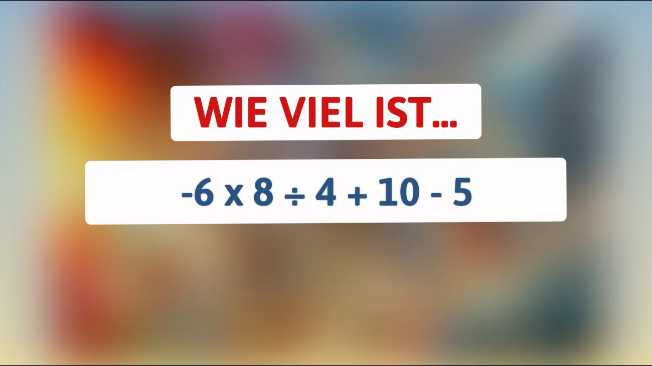 Haben Sie das Zeug dazu, dieses Mathematikrätsel zu knacken? Nur die Schlausten lösen es im Handumdrehen!"