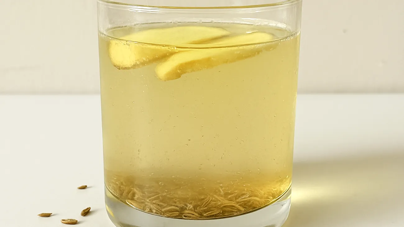 Kefir-Wasser mit fermentiertem Ingwer und Fenchelsamen"