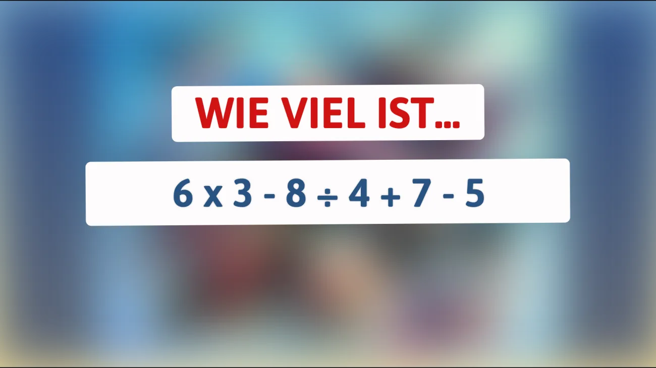 Nur 1% können es lösen: Finde die richtige Lösung für diese knifflige mathematische Herausforderung!"