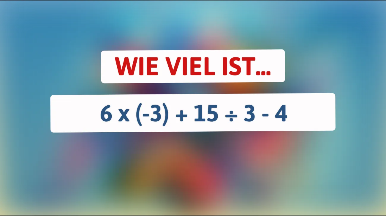Nur 1% können es lösen: Wie bewältigst du dieses mathematische Rätsel?"