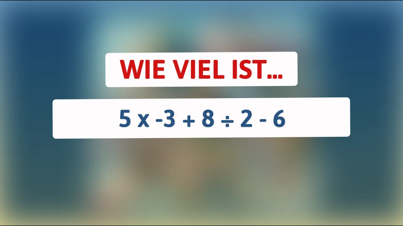 Nur die klügsten Köpfe können diese knifflige Gleichung lösen! Bist du einer von ihnen?"