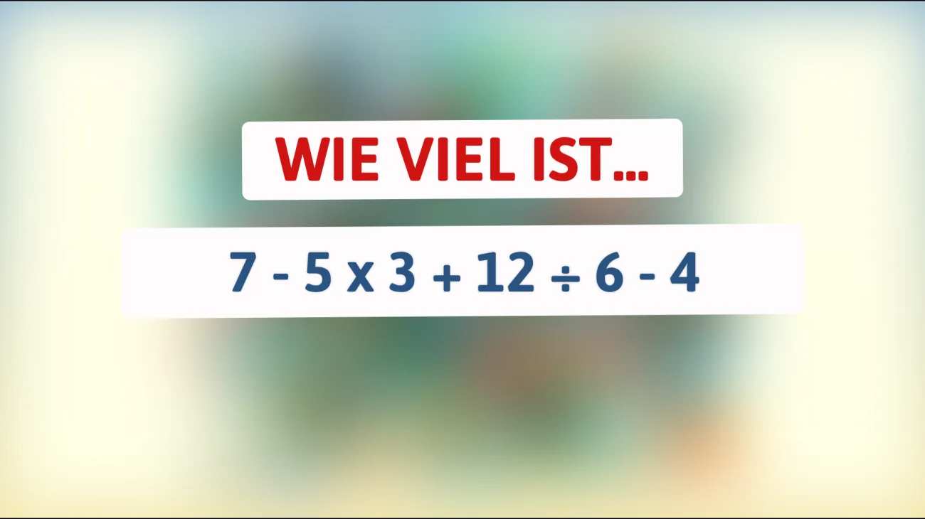 Nur ein Genie kann das knifflige Mathe-Rätsel lösen – gehörst du dazu?"