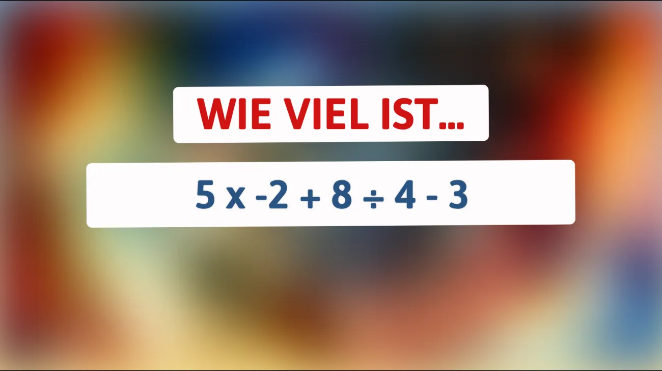 Testen Sie Ihr mathematisches Genie: Können Sie dieses knifflige Rätsel lösen?"