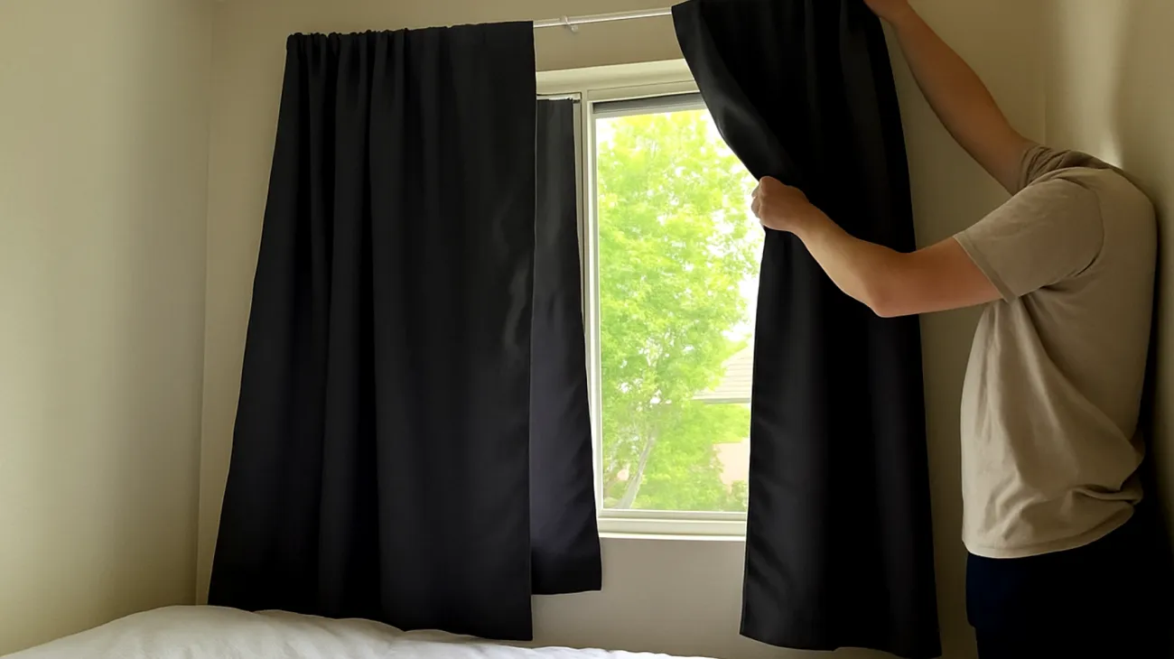 Verdunkelungsvorhänge"