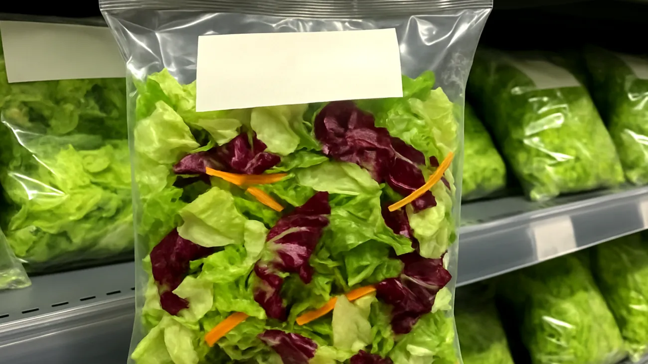 Verpackte Salate"